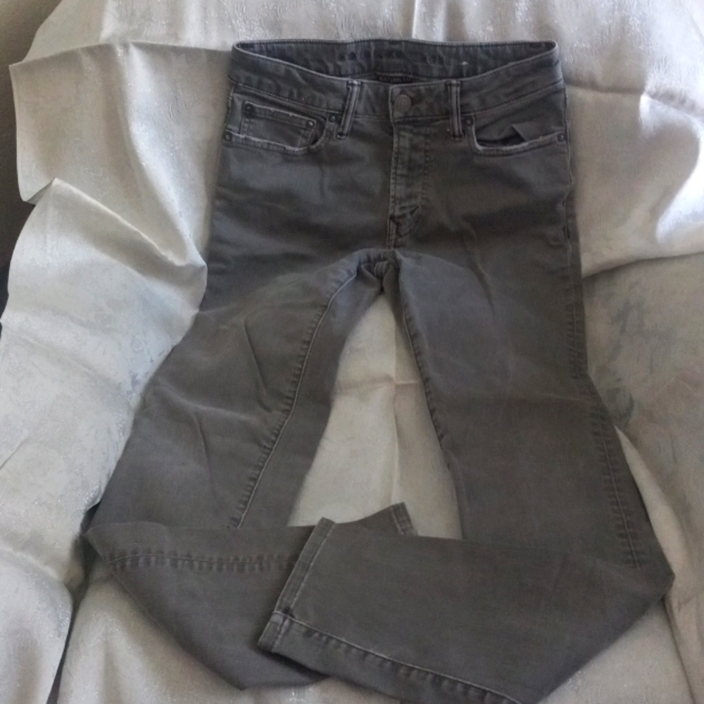 American Eagle Next Level Flex boys pants size 28×32 gray skinny jeans